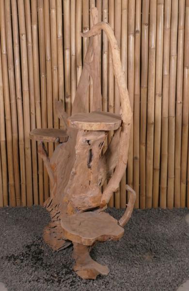 Product image 2 of the product “Shelf made of teak wood about approx. 150cm height ”